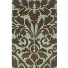 Linon Home Decor Products 8 x 10 Area Rug Transitional Damask in 