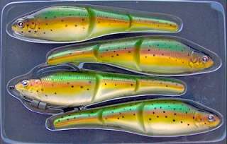 The smaller 105 comes 4 per pack and is the best size for average bass 