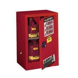 Justrite 891201 12 Gallon Mini Cabinet Man with Pdle Handle  