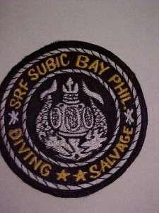 US NAVY DIVER PATCH SRF SUBIC BAY PHILIPPINES  