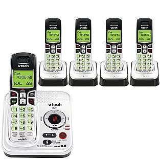 DECT 6.0 5 Handset Cordless Phone System w/ Digital Answering System 
