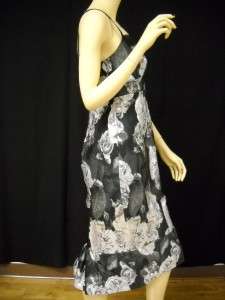 NWT CHARLES CHANG LIMA Silver Rose Lace Dress 6 $1138  