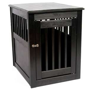 Medium End Table Crate in Antique Black  Dynamic Accents Pet Supplies 