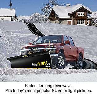   ft. 8 in residential snow plow with the patented auto angle feature