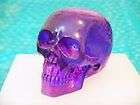 Rare resin gear shift lever Rat Rod Hot Purple Skull Shifter Knob Evil 