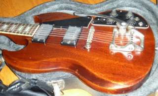 VINTAGE 1971 GIBSON SG DELUXE STEREO ELECTRIC GUITAR rare player 