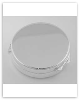 Sterling Silver Round Pillbox High Polish   Made in USA  
