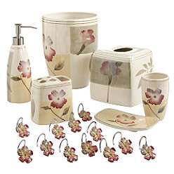 Whole Home Hibiscus Bath Accessory Collection 