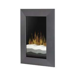    GM Trim Recessed Wall Mounted Electric Fireplace, Black 