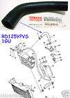 Yamaha RD125YPVS Radiator Hose NOS Rubber RADIATOR PIPE RD125LC MK2 