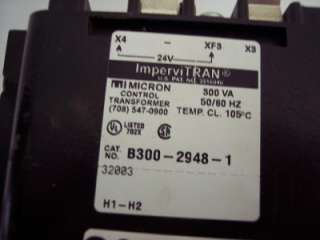 Impervitran Micron Transformer B300 2948 1 300VA  