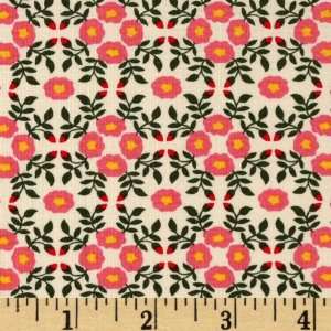   Collection Floral Red Fabric By The Yard Arts, Crafts & Sewing