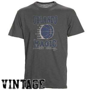  NBA 47 Brand Orlando Magic Charcoal Logo Vintage Premium 