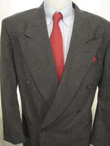 Mens City Streets double breasted suit 42R (B6 3)  