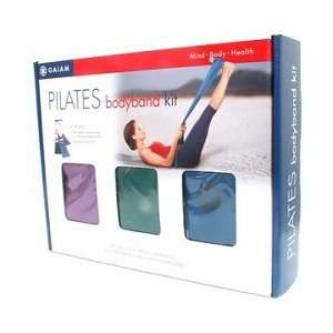 Gaiam Yoga & Pilates Accessories   Pilates Bodyband Kit 4 Pieces 