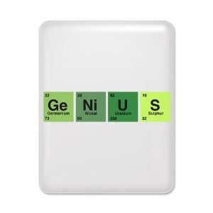  iPad Case White Genius Periodic Table of Elements Science Geek 