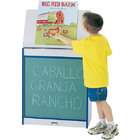 rainbow accents Big Book Easel Chalkboard Blue