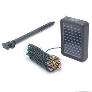Mr. Light 100 LED Solar String Lights with Green Wire in Multicolor at 