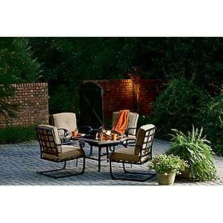 River Oaks 5 Pc. Fire Pit Chat Set  Simply Outdoors Outdoor Living 