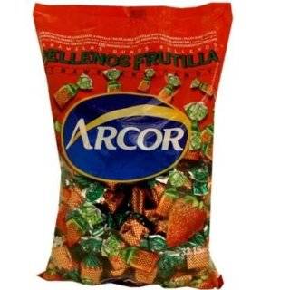 Arcor Juice Filled Strawberry Hard Kosher Candy 2 Packs