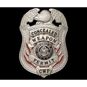 Commander Series   Concealed Weapon Badge  Sports 