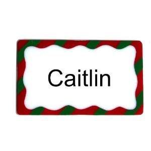  Caitlin Personalize Christmas Name Plate 