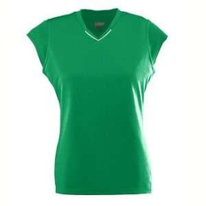 Girls Wicking/Antimicrobial Rally Jersey   Kelly Green   Medium 