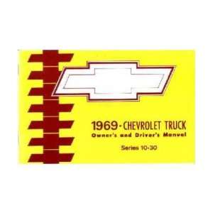 1969 CHEVROLET TRUCK Full Line Owners Manual User Guide