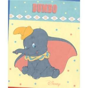  Disney Dumbo Toddler Plush Blanket 43x50 Inches