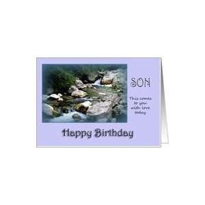  Happy Birthday Son   River Card Toys & Games