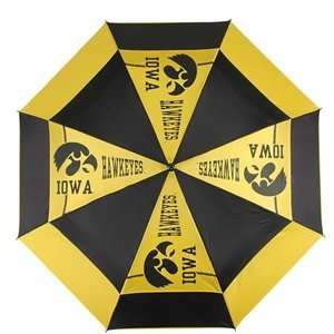  Iowa Hawkeyes College NCAA Logo Windsheer II Golf Umbrella 