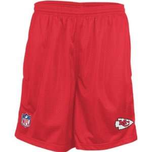  Kansas City Chiefs Red Youth Coaches Mesh Shorts Sports 