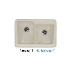   Advantage 3.2 Double Bowl Kitchen Sink with Three Faucet Holes 36 3 63