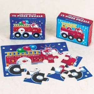  Fire Engine Fun Puzzle 12pc Toys & Games