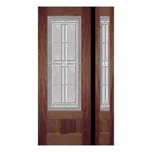 Exterior Door 8 ft. Vienna Two Panel Square with 1 Sidelite