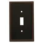 Cosmas 65003 Oil Rubbed Bronze Single Toggle Switchplate Cover [65003 
