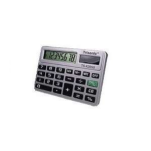   Trisonic 8 Digit Solar Power Credit Card Calculator