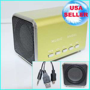 5mm USB Audio Sound Box Speaker Music Angel GB V204GR  