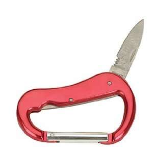  New Iron Belt Hook Red Pocket Knife 