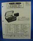 Voice of Music Service Manual Model 351 1 Record Player