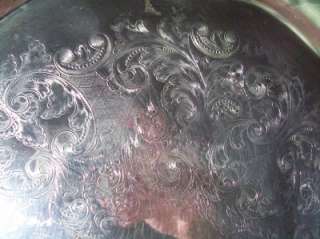   Towle Silverplate Serving Tray Old Master Pattern 15 Round  