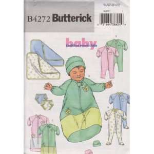  Butterick Baby Fashion Essentials B4272, Includes sizes NB 