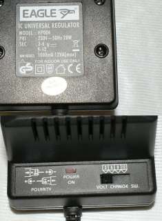 Y6P  Eagle Universal Power supply adaptor 3 12V 1000mA  