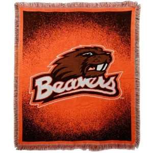  Oregon State Beavers Focus Woven Blanket Throw Sports 