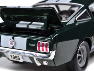   diecast model of 1966 shelby mustang gt 350 green die cast car by m2