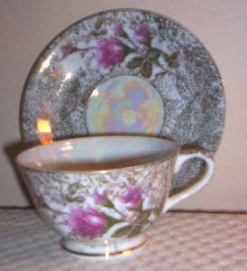 VINTAGE MOSS ROSE with 24K GOLD ACENT by BETSONS CHINA  