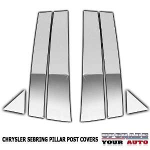  2007 2010 Chrysler Sebring ChromePillar Post Covers 