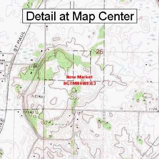  USGS Topographic Quadrangle Map   New Market, Minnesota 
