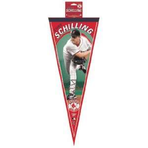 Curt Schilling Red Sox Ltd Edition 3 Pennant Set *  Sports 