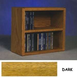   Cabinet   2 Shelf   Holds 64 CDs (Honey Oak) (12.75H x 14.5W x 6.75D